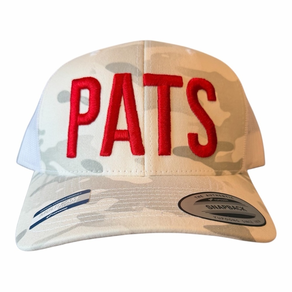 NFL NEW ENGLAND PATRIOTS “PATS” SNAPBACK TWILL TRUCKER CAP